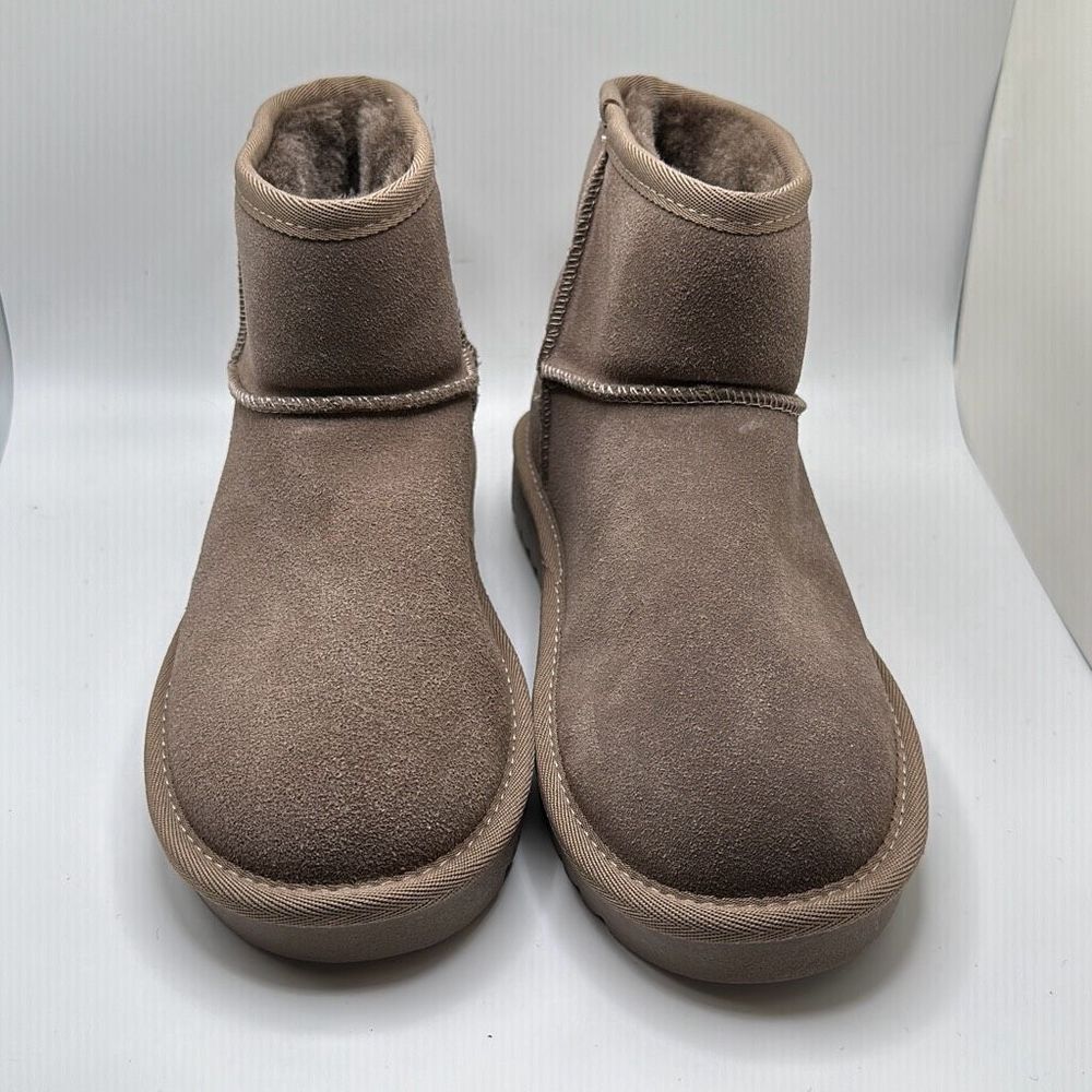 CUSHIONAIRE Cozy Boot 7.5 TAUPE - Picture 2 of 7